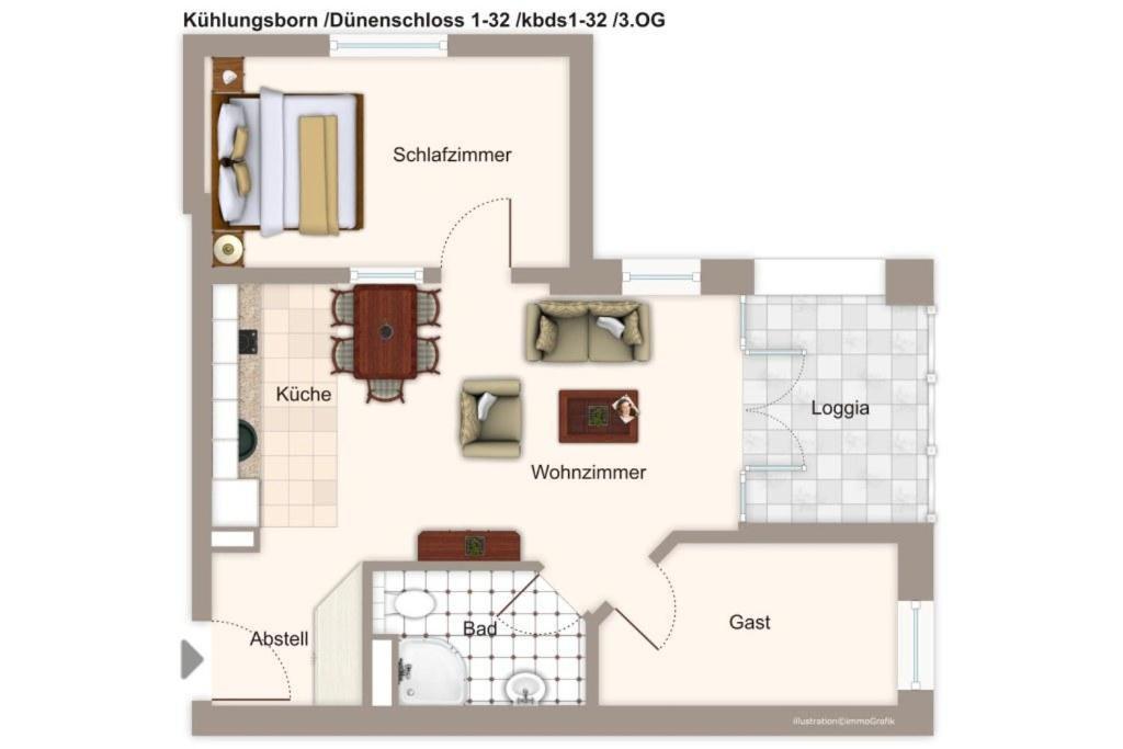 Duenenschloss Duenenschloss 1-32 Ostseebad Kühlungsborn Εξωτερικό φωτογραφία